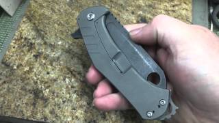 Orphan Folding Cleaver, Titanium Framelock