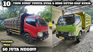 HARGA TRUK DUMP TOYOTA DYNA & HINO DUTRO BEKAS MULAI 50 JUTA NEGO || UPDATE TERBARU 2023 ||