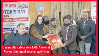 Baramulla celebrates 13th National Voters Day amid several activities