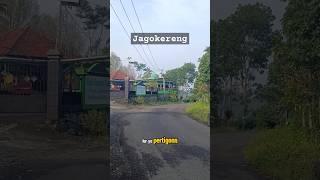 Pertigaan Trabasan di Jagokereng desa Tamanayu, #jelajahdesa #pronojiwo #pedesaan