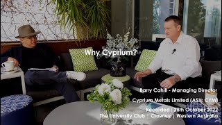 Cyprium Metals Ltd (ASX:CYM) Interview with Samso on the Nifty Copper Project