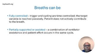 Mechanical Ventilation (Adults and Children) - General aspects