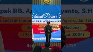 Acara pelepasan Purna Tugas R.B. Agus Widjayanto sebagai Inspektur Jenderal Kementerian ATR/BPN