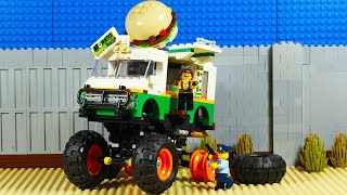 Lego City Monster Burger Truck Police Escape