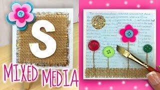 Mixed Media Art Tutorial Ideas DIY