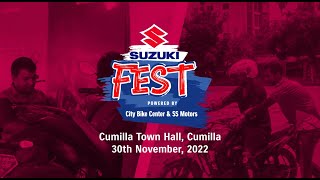 Get ready to enjoy fun and riding activities with 'SUZUKI FEST' at Cumilla Town Hall!!