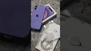 Unboxing Apple iPhone 12 purple #shorts #ytshorts #iphone #appleiphone