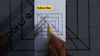 3d geometric drawing #shorts #viral #drawing #youtubeshorts #art