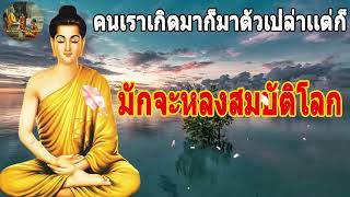 ฟังธรรมะก่อนนอน 😴🙏คนเราเกิดมาก็มาตัวเปล่าเเต่ก็มักจะหลงสมบัติโลก - ฟังธรรมะก่อนนอน