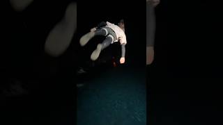 CRAZY MASSIVE CLIFF JUMP AT MIDNIGHT