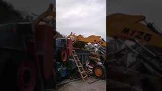 Mobile wood chips machine wood crusher machine