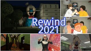 Rewind 2021 | Ice Scream 4, 5,6🍧🍨 vs The Baby In Yellow vs Evil Nun Maze