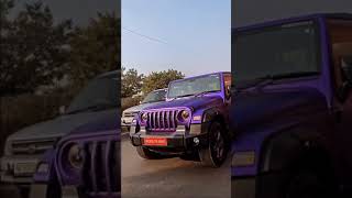 New Mahindra Thar Wrapped to violet colour |Thar modified