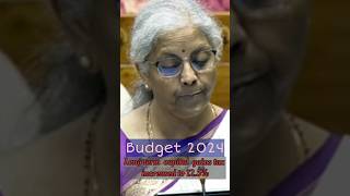 Increase in long term capital gains tax #budget #nirmalasitharaman #tax #india #shorts