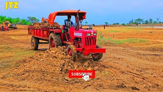 Very Big Pond Working construction 🚧|| 20 Tractor available and 2 Big jcb 3dx|| #jcb #tractorpower