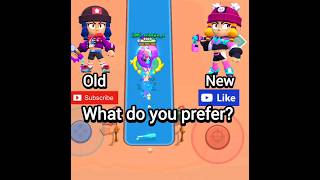 Old vs New #brawlstars #supercell #viral #shorts #gaming #newbrawl #brawl #memes #mortisinbrawlball