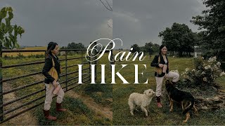 Relaxing rain hikes + Why we always need new shoes & clothes on our farm