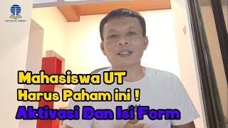 Mahasiswa Lama Harus Aktivasi Tuton dan Isi Form Kesediaan Mengikuti Tuton ?