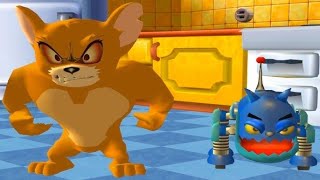 Tom and Jerry War of the Whiskers(1v3): Monster Jerry vs Team Robot Cat Gameplay HD - #cartoon