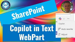 Copilot in SharePoint Pages – Text Webpart