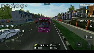 hanif travels pink livery for Volvo b9r | bussid | bus simulator Indonesia | indian mods | ets2 mods