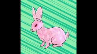 Pink Rabbit | Illustration with iPad + free ibisPaint app