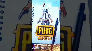 how to draw 🎯 pubg character || drawing✍🏻 pubg man from Pubg Game🎮 & #pubgmobile #game #art #drawing