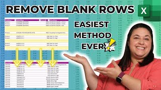 Remove Blank Rows | Easy Excel Tutorial