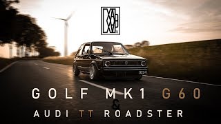 VW Golf Mk1 G60 & Audi TT Roadster | static. | 4K