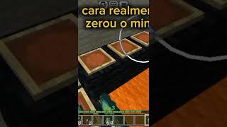 O cara realmente zerou o mine #minecraft #memes