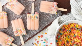 Quick And Easy Fruity Cereal Popsicles Recipe