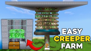 EASY 1.21 CREEPER FARM TUTORIAL in Minecraft Bedrock!