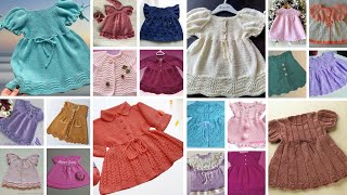 baby knitting patterns 🍒baby frock knitting design