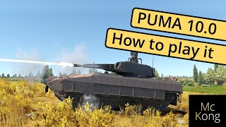 War Thunder PUMA 10.0 -  how to play it in realistic battles