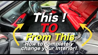 Changing the BMW E46 GTR Interior for less than $80! (No more Grey! DIY)