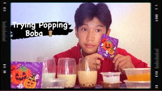 Хагардаг боба туршиж үзсэн нь🤤💕|Trying popping boba|