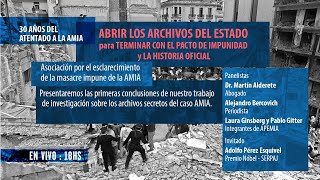 30 años de impunidad: Apemia presenta informe sobre la AMIA