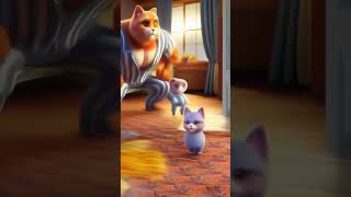 cats cat ai Video #cat #funny #talkingtom #kucing #cartoon #aishorts