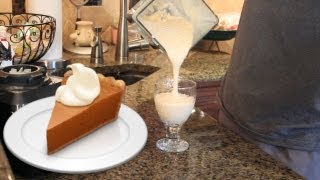 Muscle Building Protein Shake:  Bodybuilding Pumpkin Pie Protein Shake