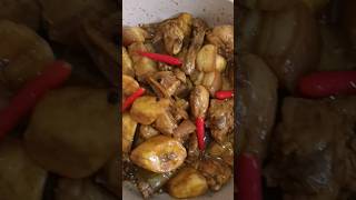 Chicken and Pork adobo 😋 ❤️ #food #adobo #ytshorts #cooking #howto #spicy