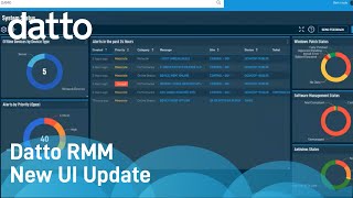 Datto RMM - New UI Update