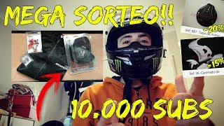 MEGA SORTEO MOTERO 10.000 SUBS!!! (CERRADO) // JG RIDER Motovlogs en español #65