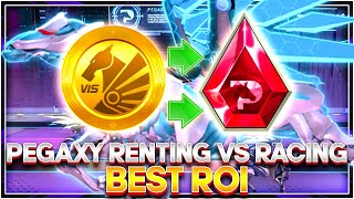 Racing VS Renting | BEST ROI in PEGAXY