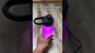 He was so confused 😅 #smartbottle #waterbottle #fitness #gym #health