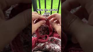 If you want to relax… try this ✌️🌧️ #crocheting