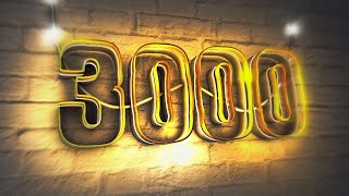 СПАСИБО ЗА 3000 ПОДПИСЧИКОВ! // ВИДЕО ДЛЯ ВАС🎊