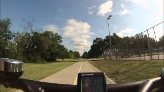 Bicycle ride to work in the Dallas Metroplex