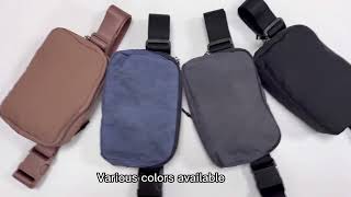 Wholesale 15 colors waist belt bag .