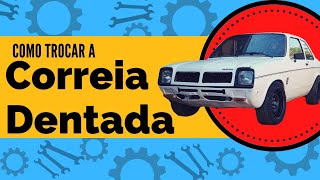 COMO TROCAR A CORREIA DENTADA DO CHEVETTE NA SUA GARAGEM