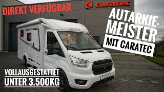 Autarkie-Meister mit Caratec zum Top-Preis! Etrusco V 6.6 SF auf Ford mit umfangreicher Ausstattung